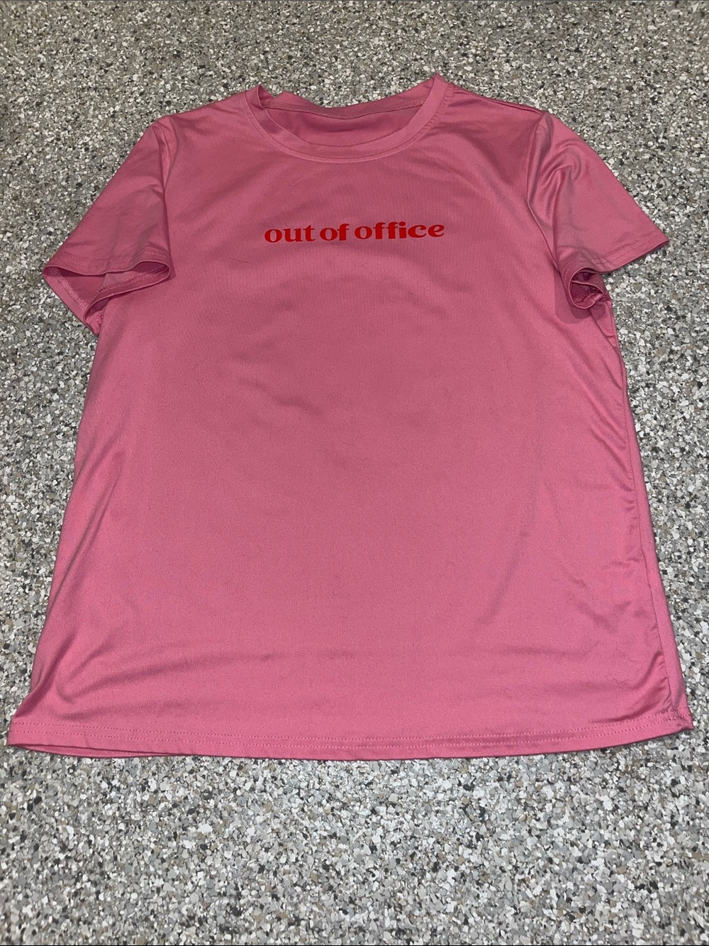 Out of Office Pink Short Sleeve Tee